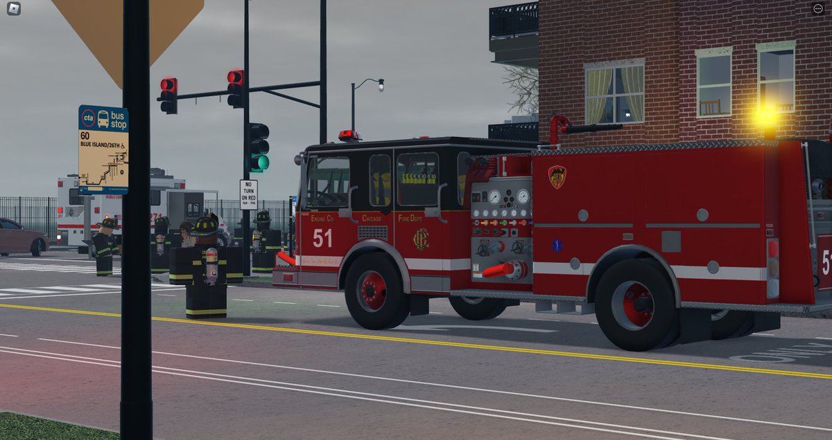 CFD_RBLX's tweet image. Large Scale call with an EMS plan two in effect caused by a construction accident. #Roblox #RobloxDev #RobloxChicago