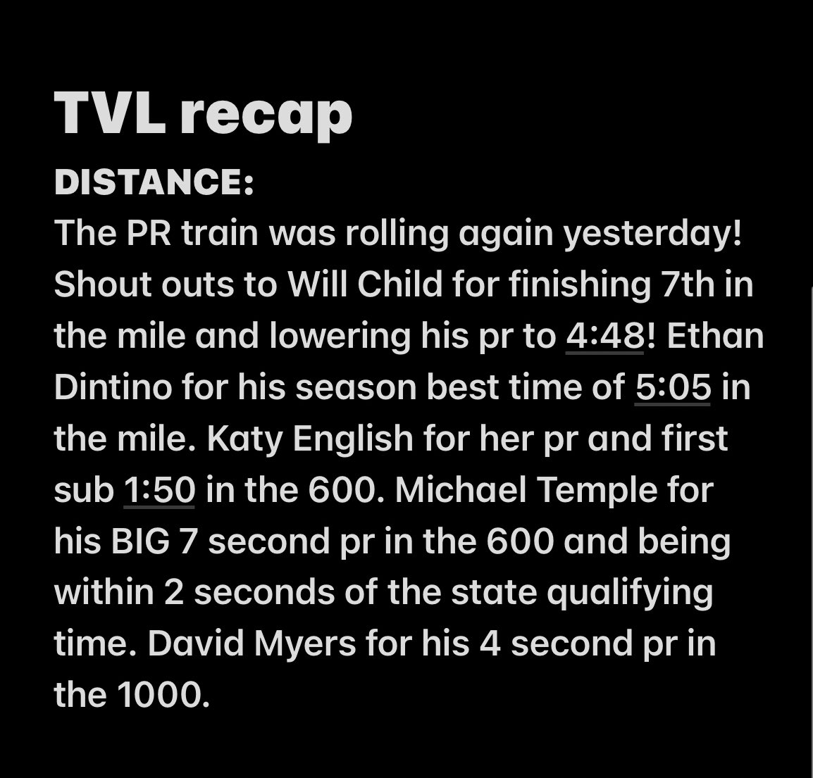 AshlandHS_XCTF's tweet photo. Here are some #raceday highlights from yesterday we wanted to share! Congratulations, you all should be proud of your performances!
#ahstf #PRtrain #tvl #GoClockers @ClockerAD https://t.co/qUGTq0My5e