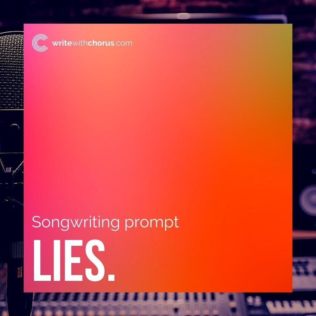 WriteWithChorus's tweet photo. LIES.
#writewithchorus #newsong #song #singer #songwriter #newmusic #studio https://t.co/haerfCdpbh https://t.co/9COn0MnvLP