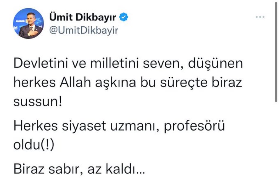 Yaşar Okuyan a sus diyerek,seçimden sonrası Tufan mesajı verenler,bu milleti aptal mı sanıyor🤫Susmak yerine getir belgelerini sen ne diyorsun diye hesap sormak mı?gerekir?Hep soru işaretleri?????