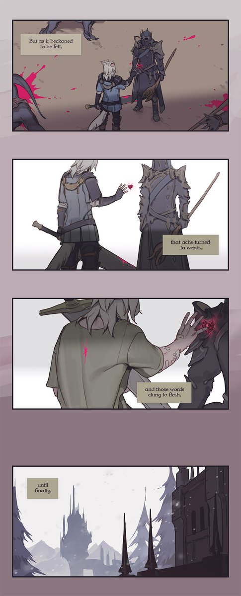 (1/2)

a little comic based on one of my favourite quest lines in the game
#ffxiv 