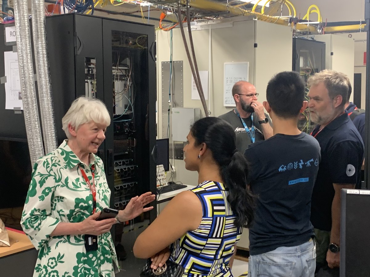GrantHampson's tweet photo. It was really buzzing in the @CSIRO Low PSI last week, nothing like a rack full of hardware, a few bugs, and the roar of fans to get people talking. Great to see so many conversations - making it real, making it work. Thanks everyone for coming and making the workshop a success! https://t.co/pJFeLFhhRj