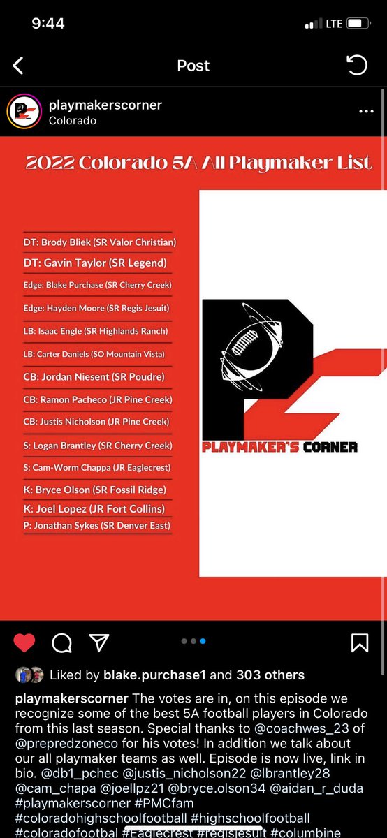 Honored to be voted to the <a href="/PlaymakerCorner/">Playmaker’s Corner</a> All Playmaker List