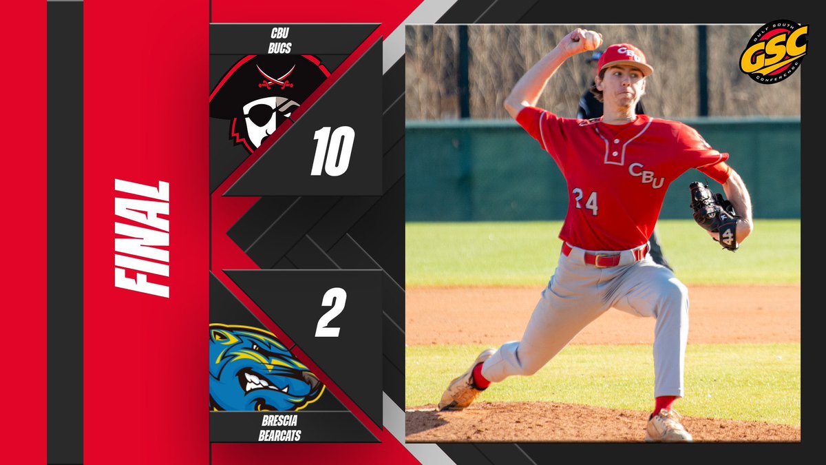 CBUBucsBb's tweet photo. RT THE SWEEP🧹 We defeat Brescia in game 2 to complete the sweep! #BUCNation 

📊 Charlie (W) 5IP 1H 2K
      Clay 2-2 4R 1RBI
      Royal 1-2 2R 3RBI
      Dalton 2-4 2RBI https://t.co/76OYVo1xvg