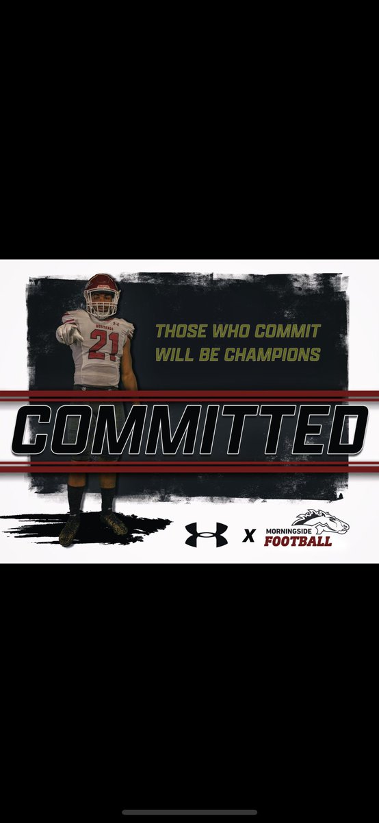 I am blessed to announce my commitment to <a href="/MsideFootball/">Morningside University Football</a> @NiklasGustav94