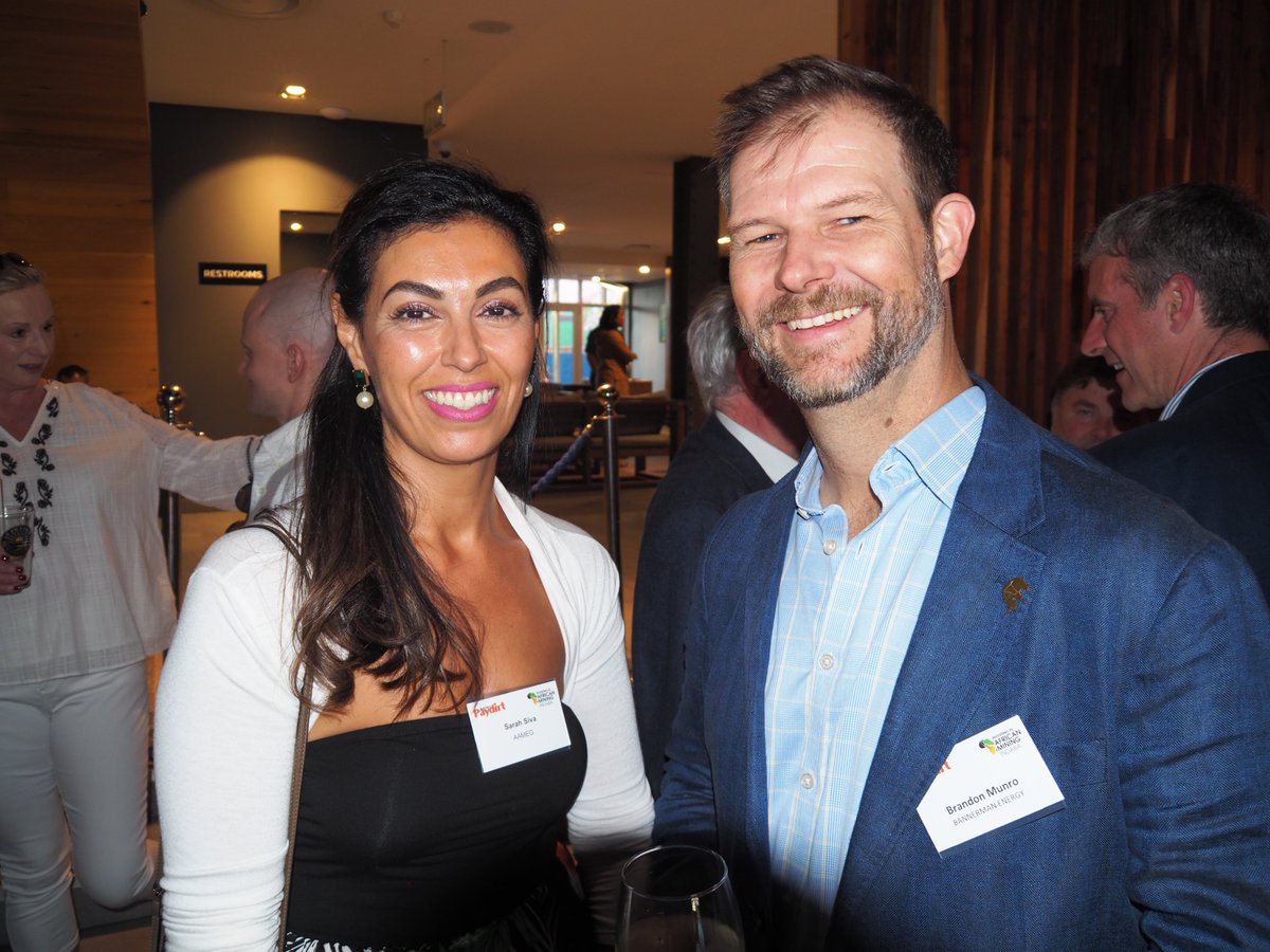 Paydirt_Media's tweet photo. We officially kicked off #Indaba23 with our annual Paydirt & Friends dinner at the V&A Hotel.
Many thanks to everyone who made it another memorable night. Amazing Aussie spirit!
Don't forget to stop by booth B38 inside the exhibition area @MiningIndaba over the next four days! https://t.co/GzLNrB47GH
