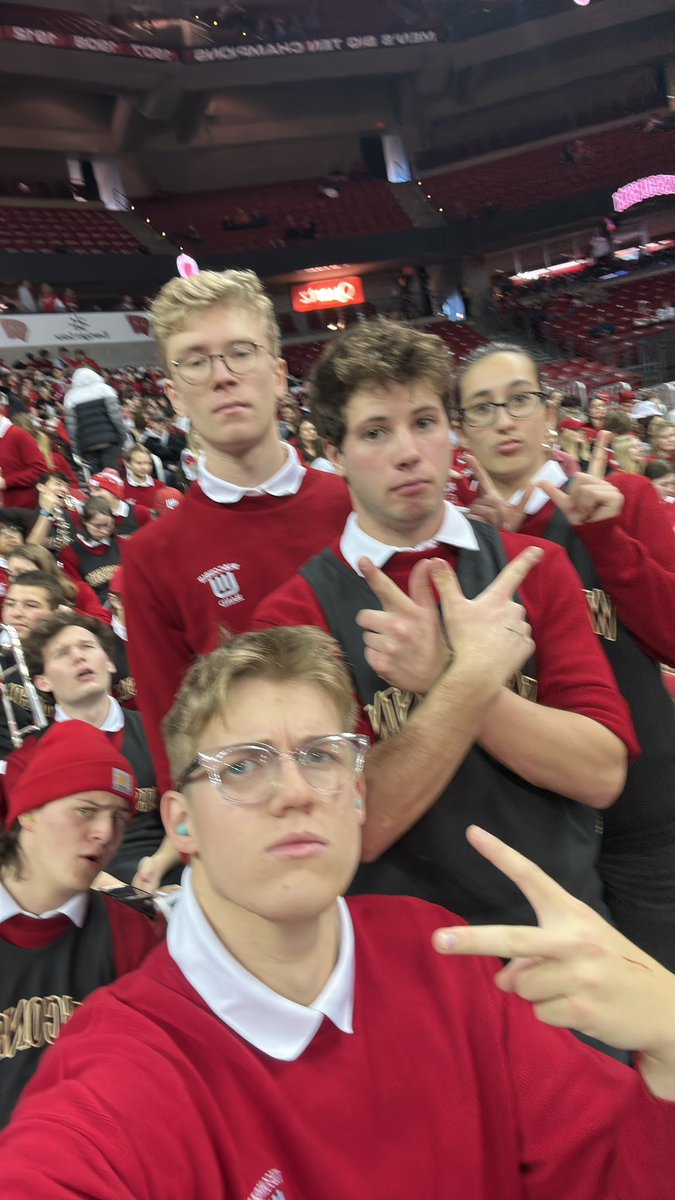 CalebGuenther's tweet photo. I’m at basketball #OnWisconsin https://t.co/KzQgtXfzkQ