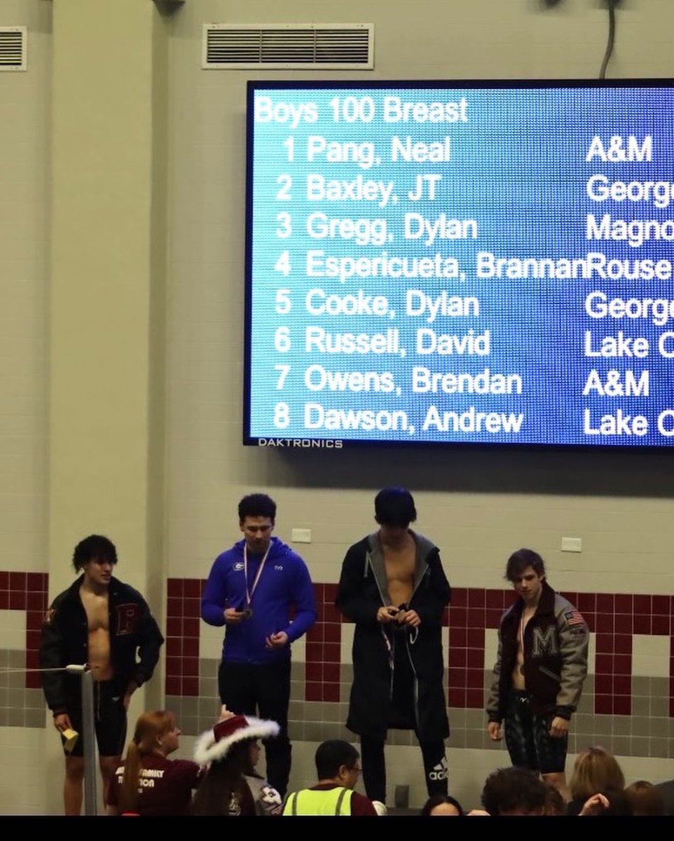 💥Regions Awards!🏅
💪Boys 100 breast- Brannan E, 4th!! Congrats!🌟🏊🏻‍♂️