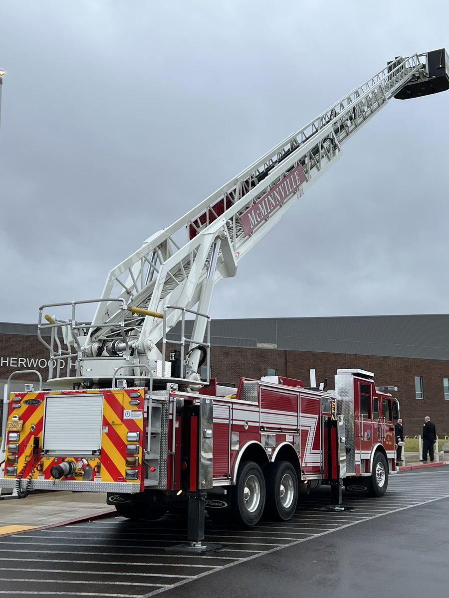 TVFR's tweet photo. Today we’re mourning the loss of firefighter Jeremy Quinby. Jeremy worked for Lake Oswego Fire and McMinnville Fire. Funeral services will be held at Sherwood High School. Our crews are covering Lake Oswego fire stations while Jeremy’s fellow colleagues mourn their loss. https://t.co/3PBBO11qLO