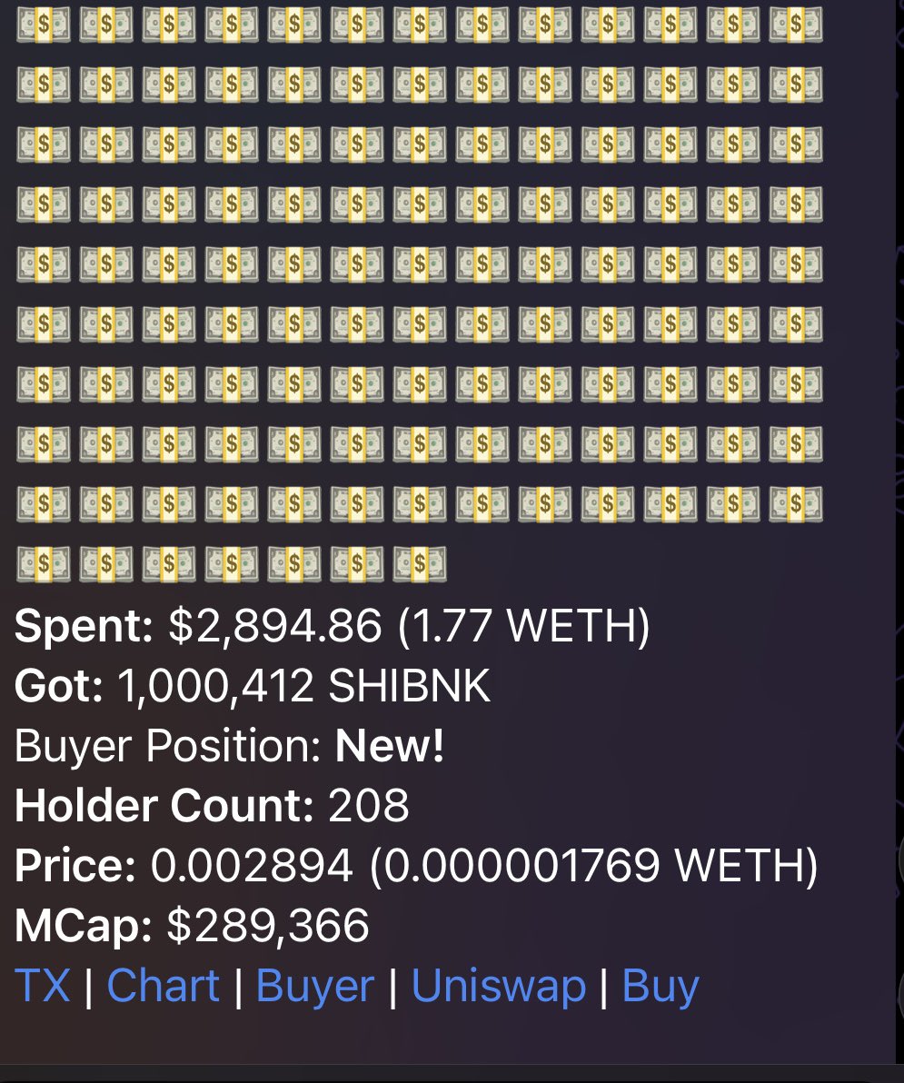 SHIBBANKERC20's tweet photo. Whales love #SHIBNK @Shibtoken @ShibArmy #SHIB https://t.co/vZ8tl2YiJw