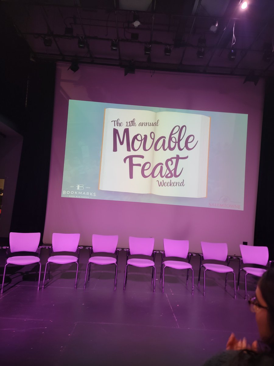 I've always wanted t9 go to the <a href="/BookmarksNC/">Bookmarks</a> Moveable Feast and it was even better than I hoped! Thanks friends old and new for an amazing time!  <a href="/SarahMMcCoy/">Sarah McCoy</a> <a href="/kimberlydbrock/">Kimberly Brock</a> @KimberlySBelle @edenrobins