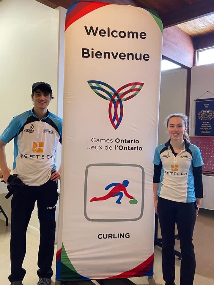 Our Mixed Doubles teams had a great weekend #OntarioWinterGames They curled well and made us all proud #mixeddoubles 💚💛