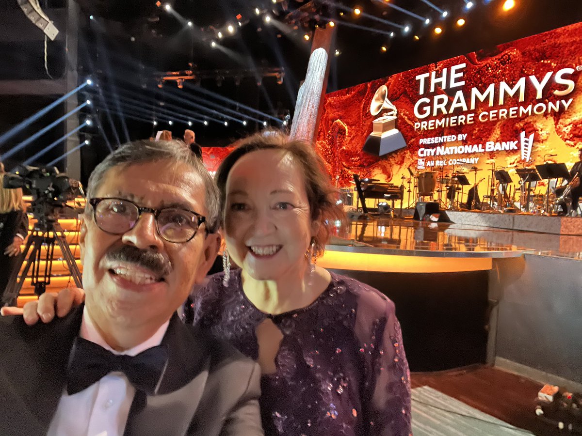 cynthiaharding's tweet photo. @RecordingAcad congratulations @wouterkellerman @rickykej so happy for you!  @Ciro_Hurtado and I send you our best wishes! https://t.co/TQgIiadLJu