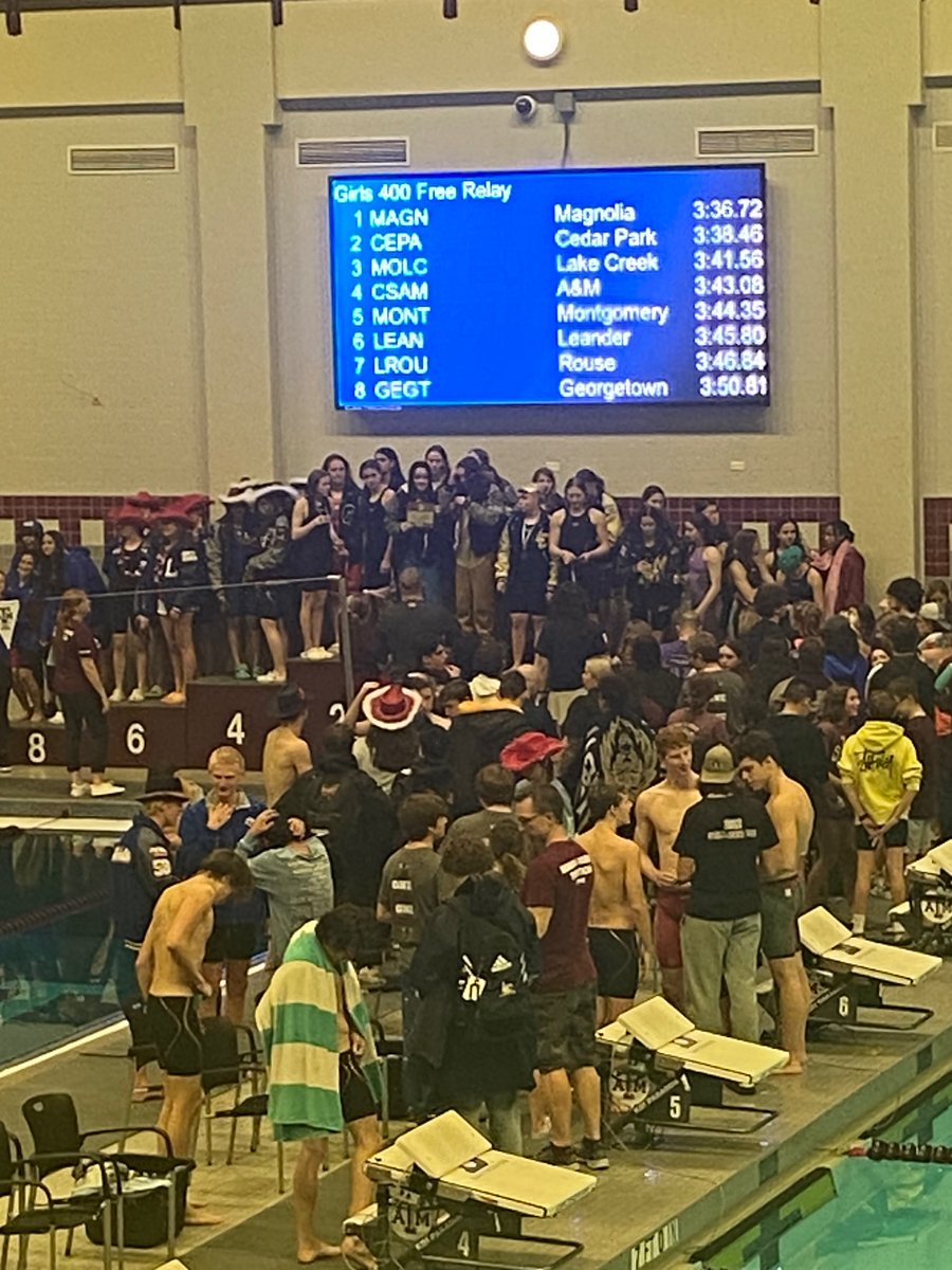 💥Regions Awards!🏅
🌟Girls 400 Free Relay- 7th!! Congrats to Olivia B, Allison W, Caitlyn M, Hana E 💪🏊‍♀️