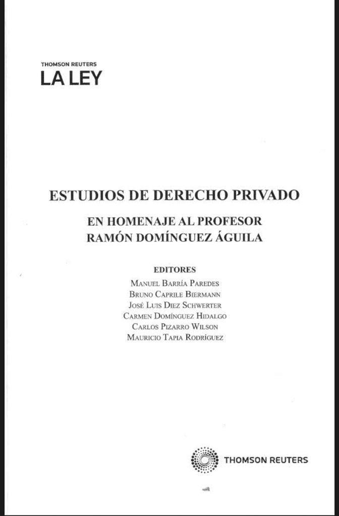 alvardominguez's tweet image. Dentro del marco de la catástrofe de estos días, les comparto este artículo del maestro JL Diez Schwerter (2015) “La culpa del empresario forestal en la responsabilidad extracontractual por incendios forestales en Chile”