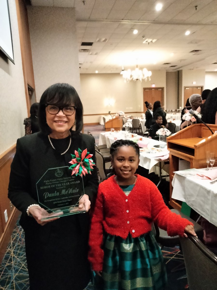 nettemkelly's tweet image. Alpha Omega Omega Chapter's 115th Founders' Day Observance was an event filled with joy and fellowship.  Congratulations to my Nutrition and Services for Seniors Meals on Wheels delivery buddy Ms. Paula McNair for receiving the Member of the Year award.