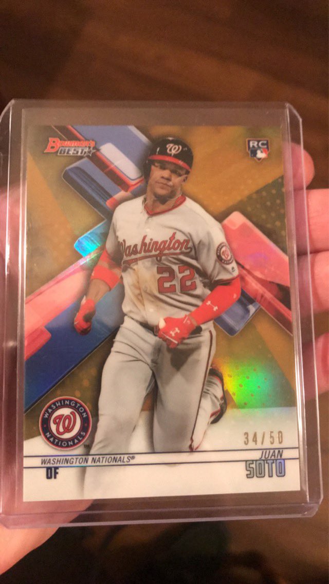 DNiedringhaus's tweet photo. @hengesdad85 Just a few of my favorites! Ichiro 4/5 , Soto RC 34/50 and Trout 5/5 😄 https://t.co/ARGT7KoSxk