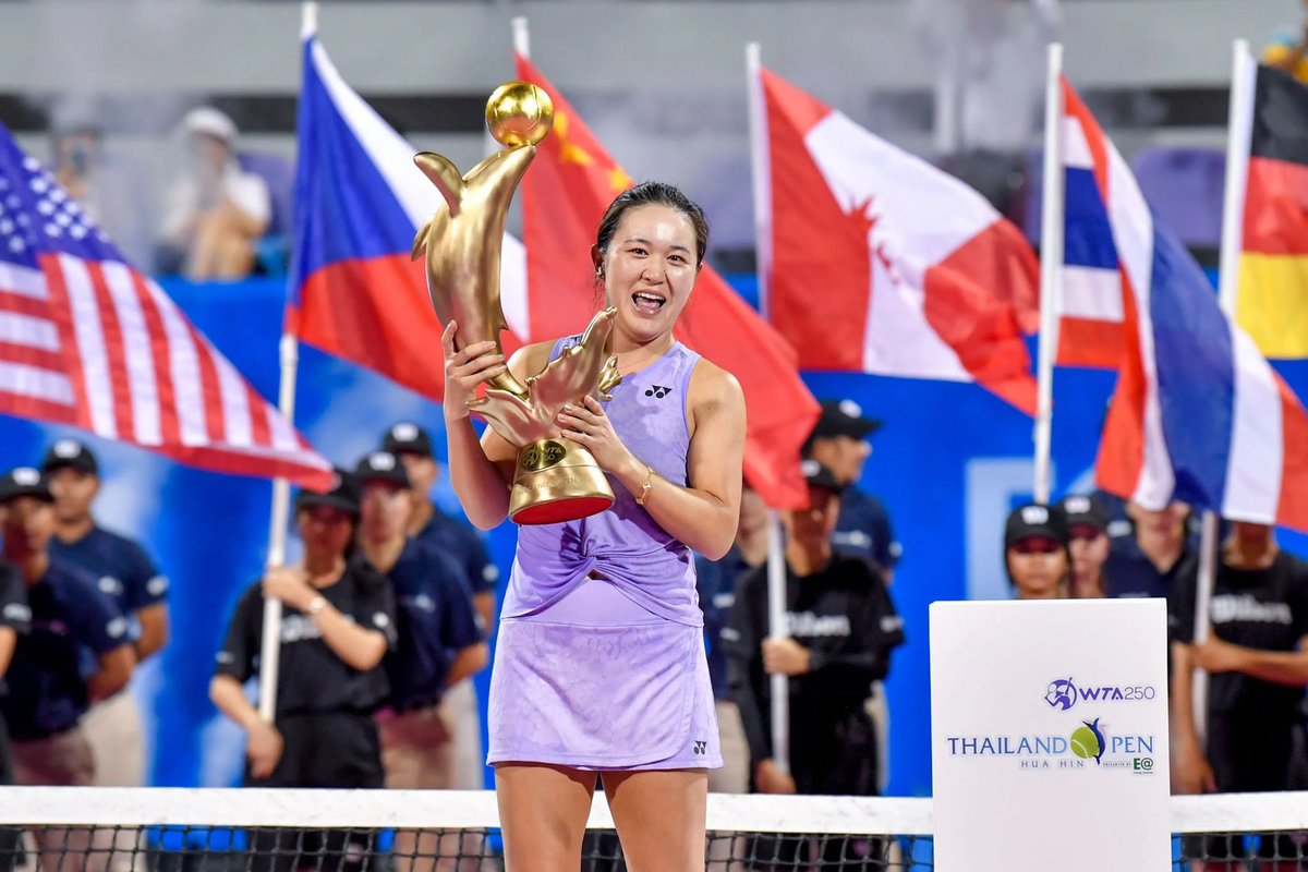 kofi_gio's tweet photo. Congratulations to the winners on the WTA Tour this weekend.

Thailand Open, Hua Hin - Lin Zhu🏆
Lyon - Alycia Parks 🏆

#5SN #Tennis #WTA #WTALyon #WTAHuaHin #O6SML23 #ThailandOpen https://t.co/Crav6kM5AO