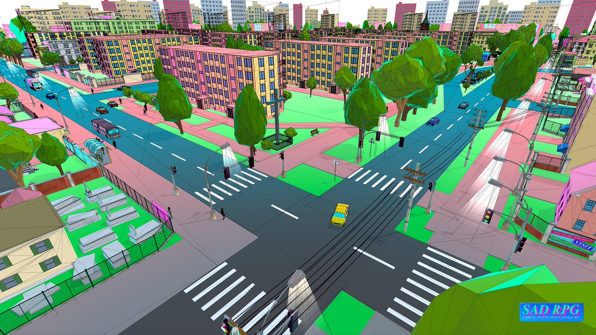 SAD_RPG's tweet photo. "SAD RPG: a social anxiety role-playing game"
20230205 #screenshotsunday  #workinprogress 
 
#indiegame #indiedev #lowpoly #city #vaporwave #steamgame #socialanxiety #screenshotsaturday  #steamDeck #NintendoSwitch #gamedev https://t.co/CPVmAGdq7b