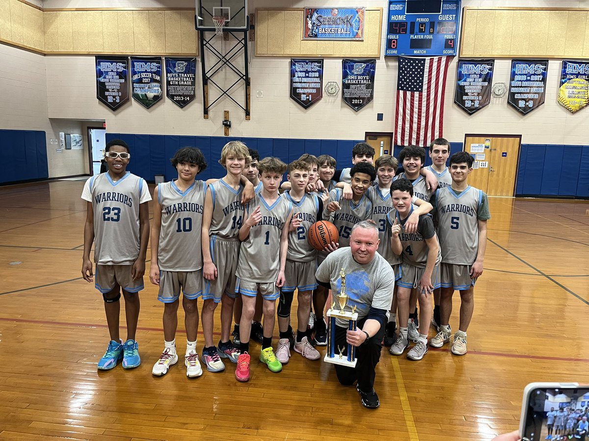 HMS boys basketball getting it done! Awesome game warriors 🏀🏆