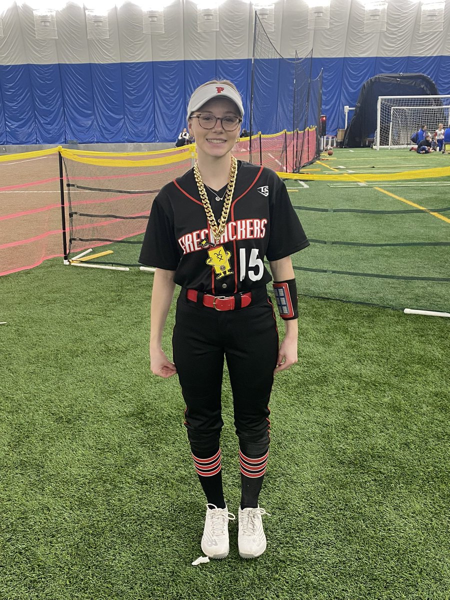 🚨Player of the game🚨 Grace Blakemore goes 2-3 and scored twice in the 5-2 win over Texas Glory. Grace made several great plays at second. @graceblakemore2 @mismissy70 @IL_Firecrackers