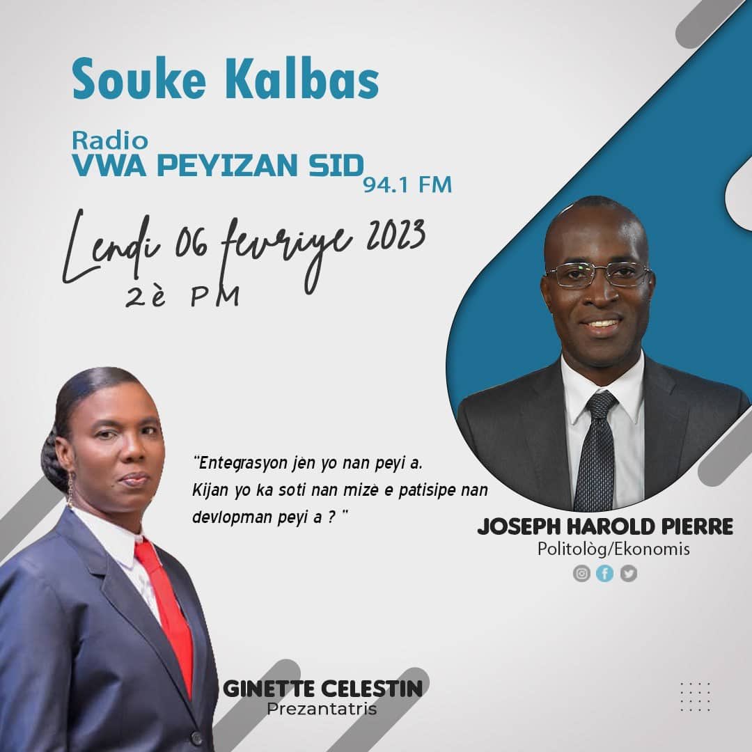 jharoldpierre's tweet image. Kijan #jèn yo ka soti nan #mizè e patisipe nan devlopman peyi a? Radio #VPS (94.1FM). Okay, lendi 6 fev: 2 PM