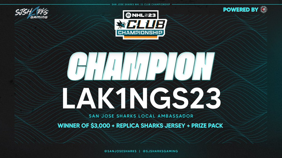 LETS GOOOOOO!!! EXCITED TO REPRESENT THE <a href="/SJSharksGaming/">SJSharks Gaming</a> in the NHLWC23. Thank you guys for hosting this tournament and ggs to all my opponents. OHANA ON TOP BABY