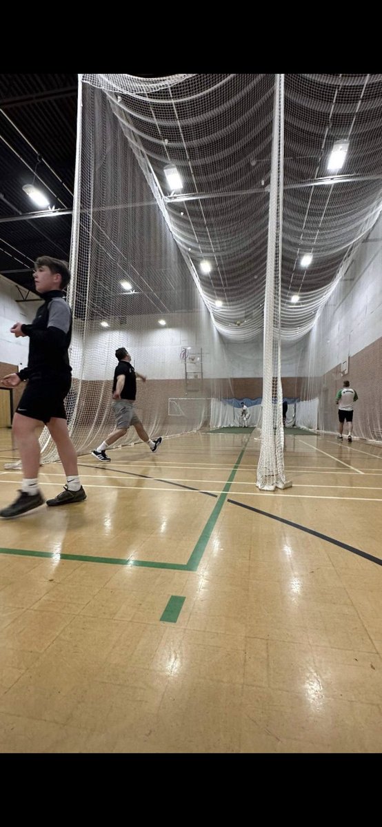 LlaniCC's tweet photo. Winter nets have begun!! 

Great turn out from the lads, dusting the cobwebs off.

Bring on 2023 🏏🏏🏏 https://t.co/EQbkoDSYqc