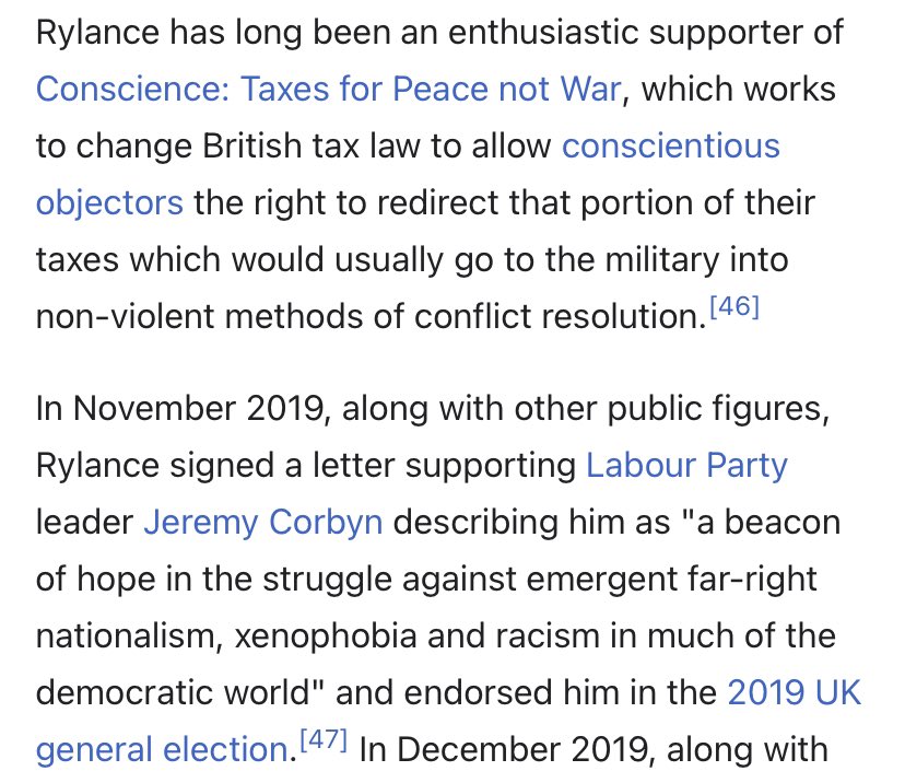 Hendrik Albrecht Günter on Twitter "RT pritchard_ellie Mark Rylance