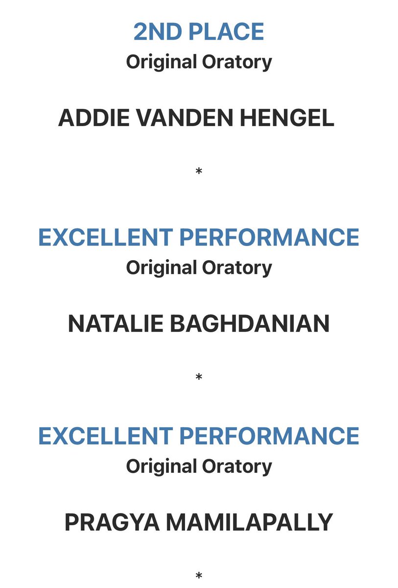 OPHS Speech/Debate Team tweet media