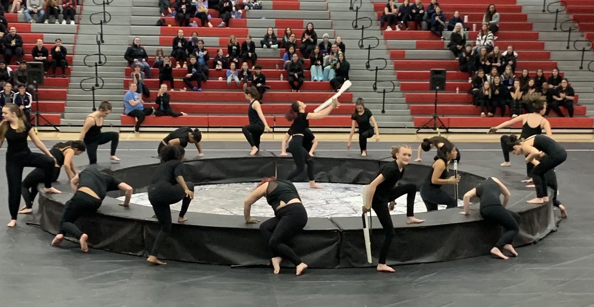 StaggColorGuard's tweet image. Great show today by our sister guard from @AndrewHS_d230 .