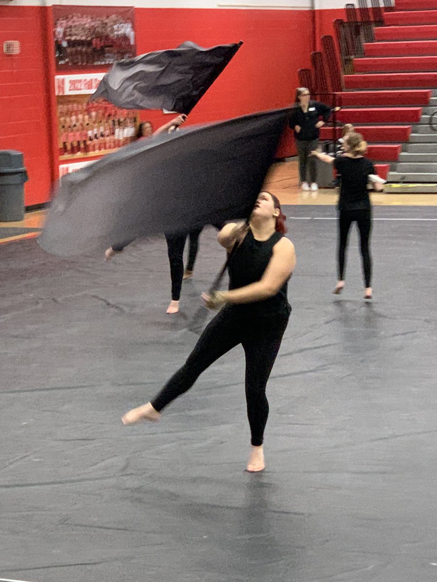 StaggColorGuard's tweet image. Great show today by our sister guard from @AndrewHS_d230 .