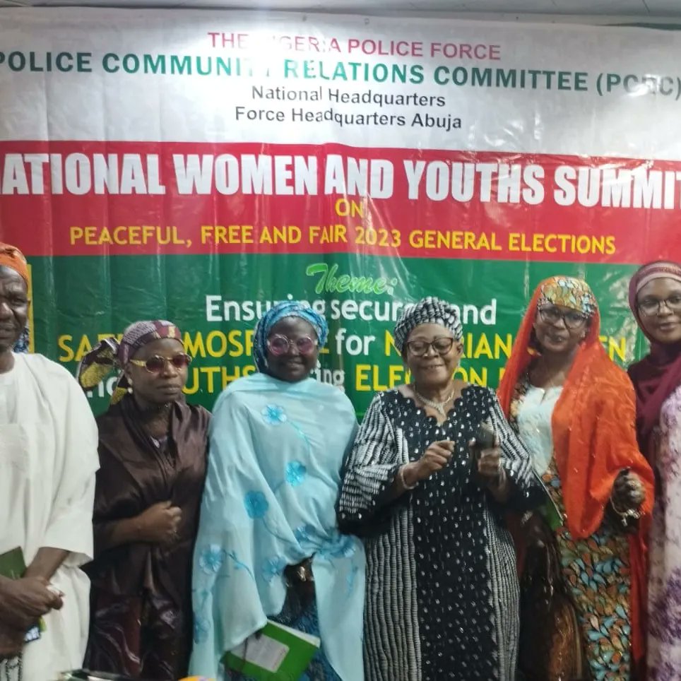 ibrahimmaryams3's tweet photo. 2nd of February 2023 PCRCNigeria conduct 1day national summit for women and youth committee members Across the 36state including the FCT with over 300+participants with
Themes: Ensuring secured and Atmosphere safe for Nigerian Women and youth During Elections process. #MISANI88 https://t.co/HWXKTLZ6M1