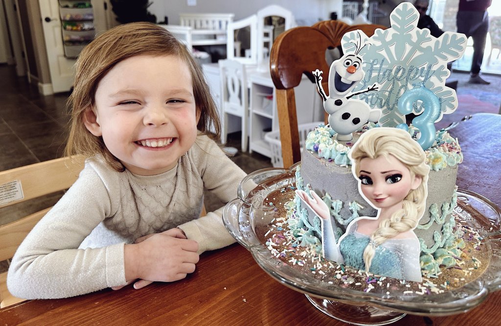 Celebrated 3 years old today! #birthdaygirl