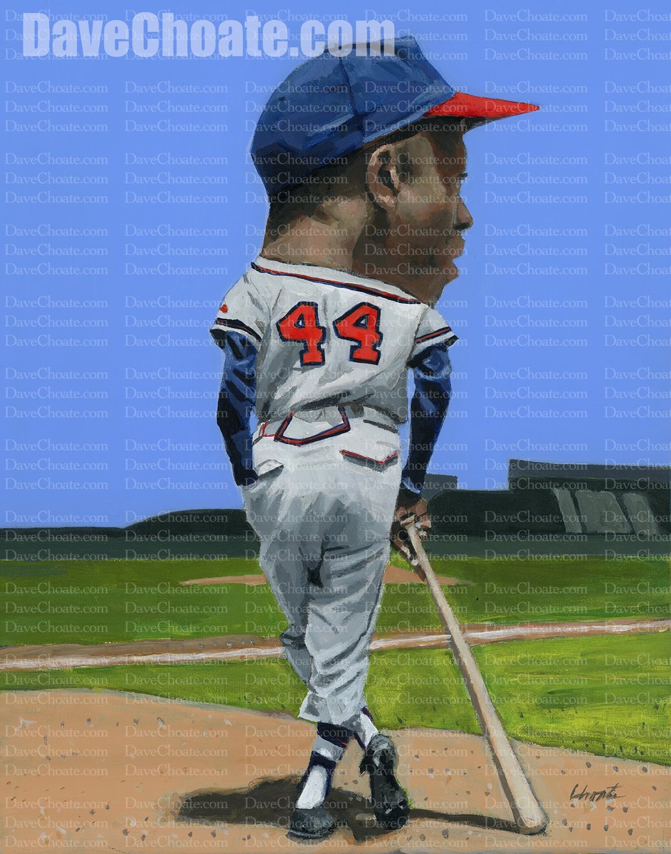 SeahawksArt's tweet photo. Happy heavenly Birthday to the Home Run King, Hank Aaron. https://t.co/Xbm1d5IVqU
