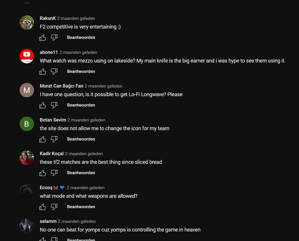 LucyOnTwtt's tweet photo. It's actually crazy how far tf2 scammers will go, I knew of the whole join my comp team and sign up on my website scam but now they are actually going as far as to set up YouTube channels with botted views, comments &amp; stolen footage to trick people even more. https://t.co/lsKL5WngJU