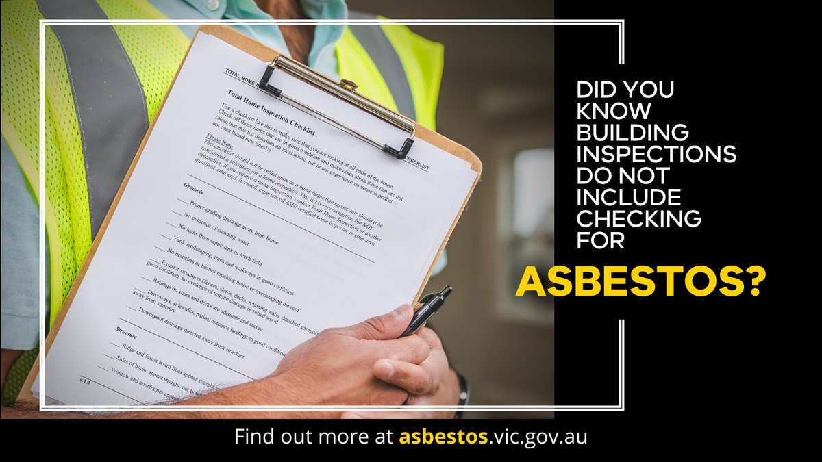 LVasbestos's tweet photo. Did you know that building inspections do not include checking for asbestos?
Get an asbestos check and find out where it is.
Find out more at: https://t.co/Y0nxamHXCc https://t.co/l5QMDf7Q6e