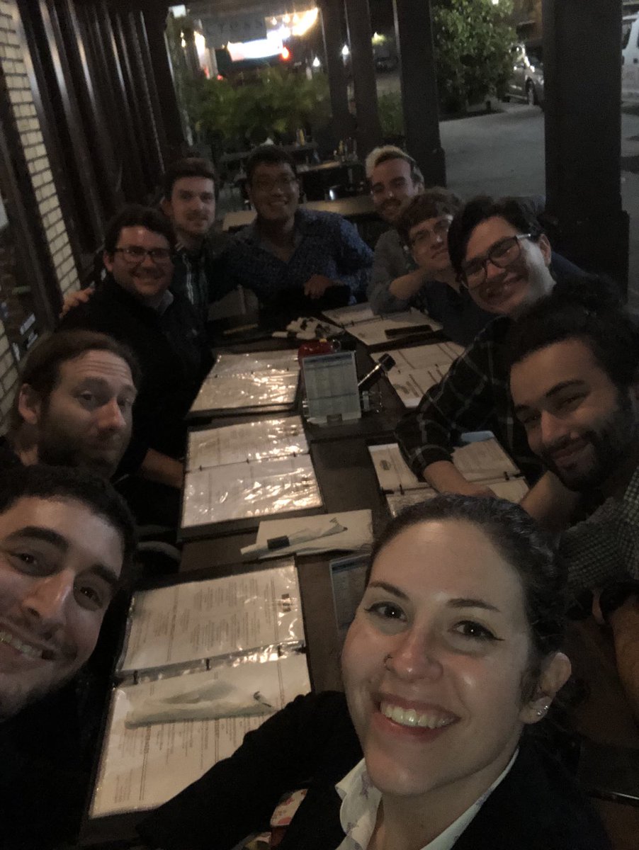 Last day #NACVGM! What a wonderful conference. Time for food and drink! Congrats to everyone for a great round of papers! Thanks to ⁦<a href="/PeteCWS/">Peter Smucker</a>⁩ and the committee for putting on an awesome weekend!