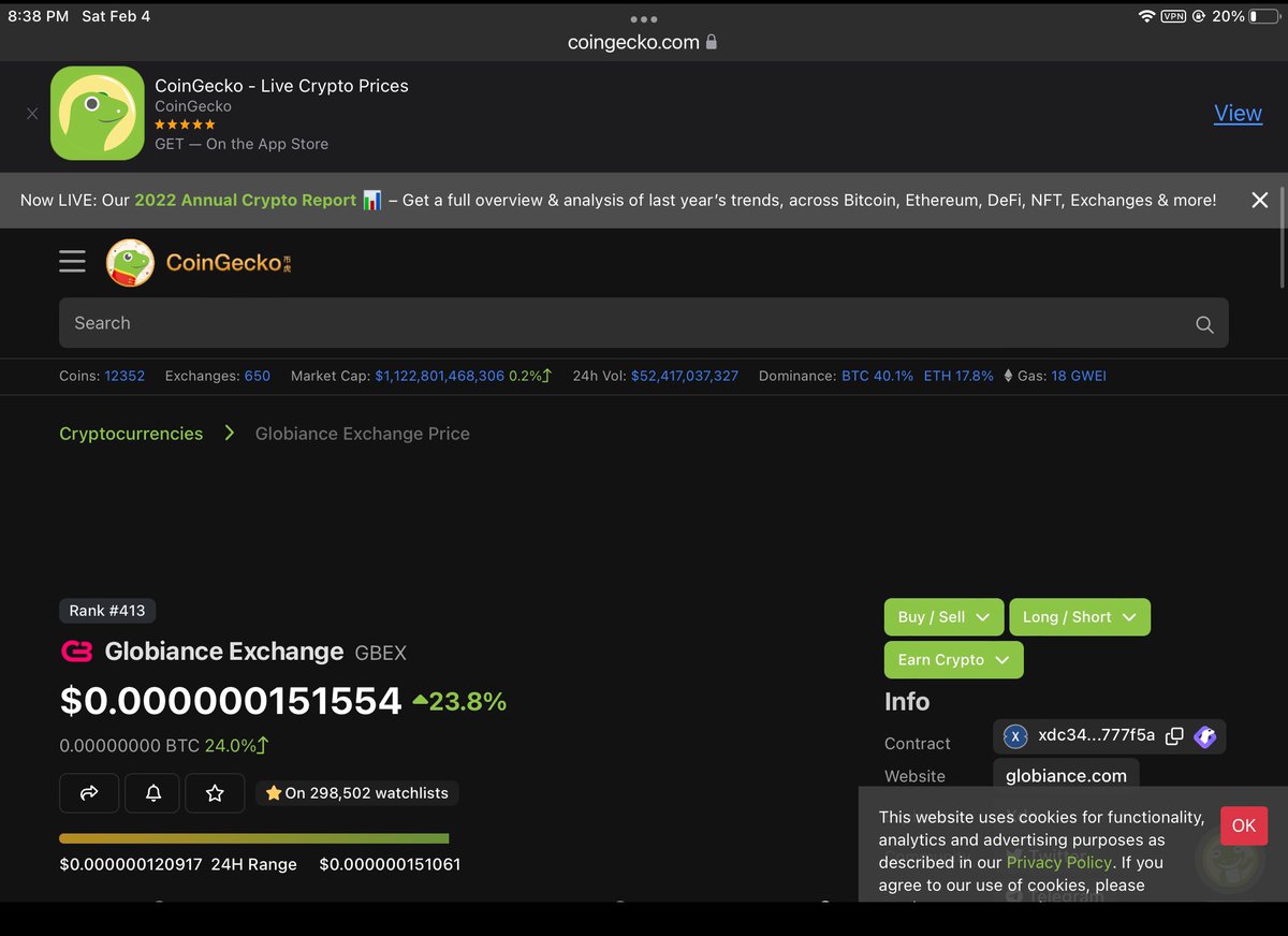 XMoonMatriX's tweet photo. Whoa!

GBEX UP 23% ⬆️⬆️⬆️

GBEX is on the XDC Network!

#ISO20022 compliant.

It’s NOT TOO LATE to get in at an
Affordable entry price, in fact it’s perfectly early!

#GBEX $GBEX $XDC #WeAreXDC $XRP #Stake #DeFi #XinFin #Bank #Crypto $Shib #StillEarly #Rewards #Trade #Exchange https://t.co/mEp20Fv0xQ