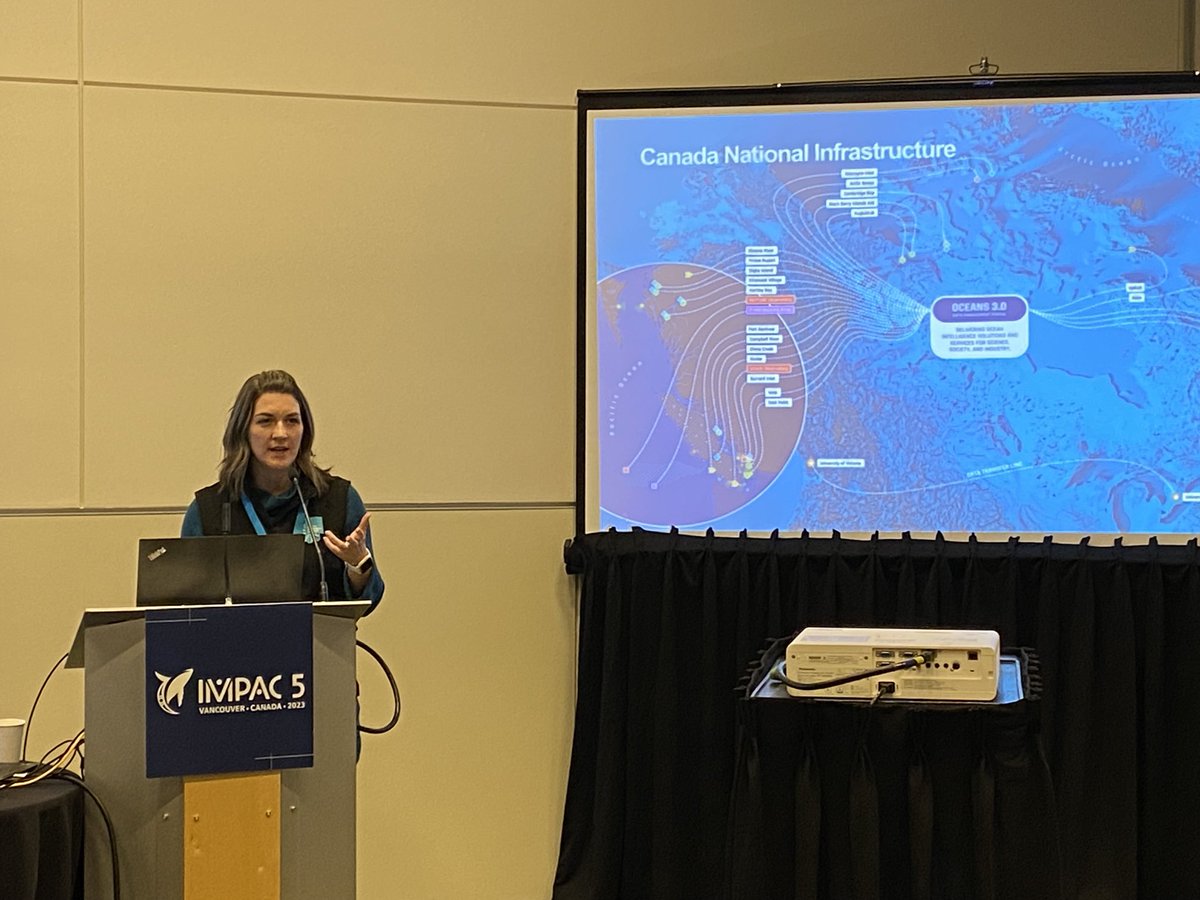 nerdondo's tweet image. Attending nice presentation by ⁦@Ocean_Networks⁩’s Jessica Stigant at ⁦@IMPAC5Canada⁩ 😀