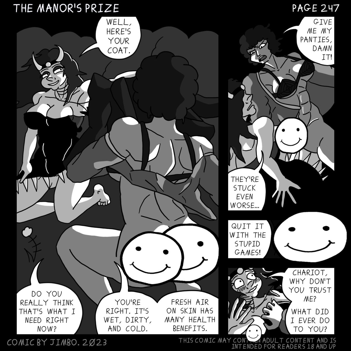 ComicsJimbo's tweet photo. The Manor's Prize 247 (Thread) (Censored)
#webcomics #comic https://t.co/Fy7cSs40MD