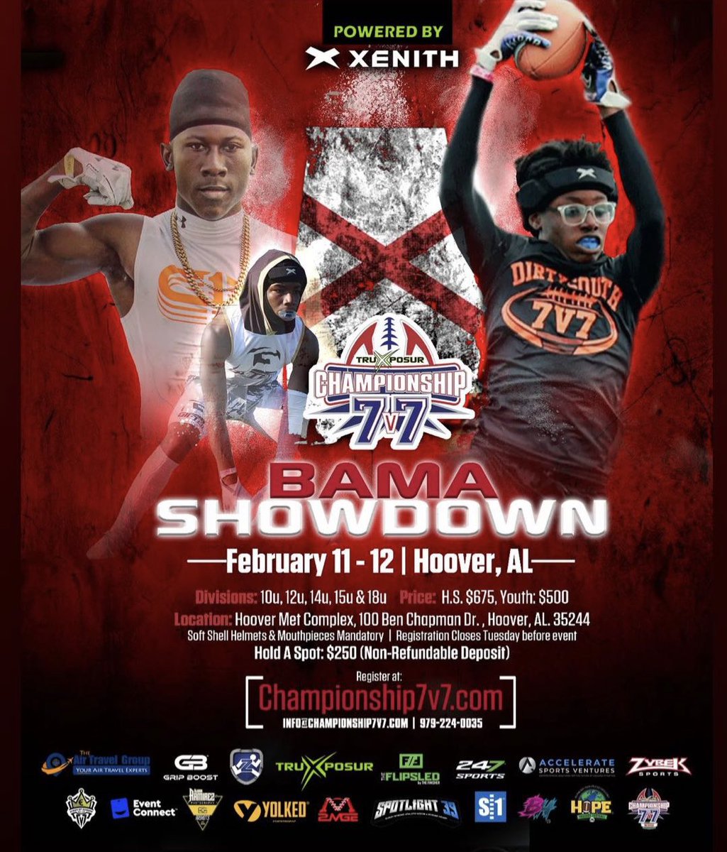 TGH7v7's tweet image. Preparation over. Now only thing left to do is go ball. @Championship7v7 @TruXposur see you in 6 days. First tourney of the year. SZN 4 on the way. Very excited to get to Hoover, AL and compete. 
Dedication. 
Attitude. 
Together. 
#DATpart
#FYT