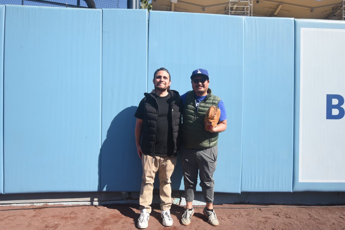 Genotebook's tweet photo. @SportsNetLA #dodgersFF @christopherguz and I did! https://t.co/9ysq9ZgWeR