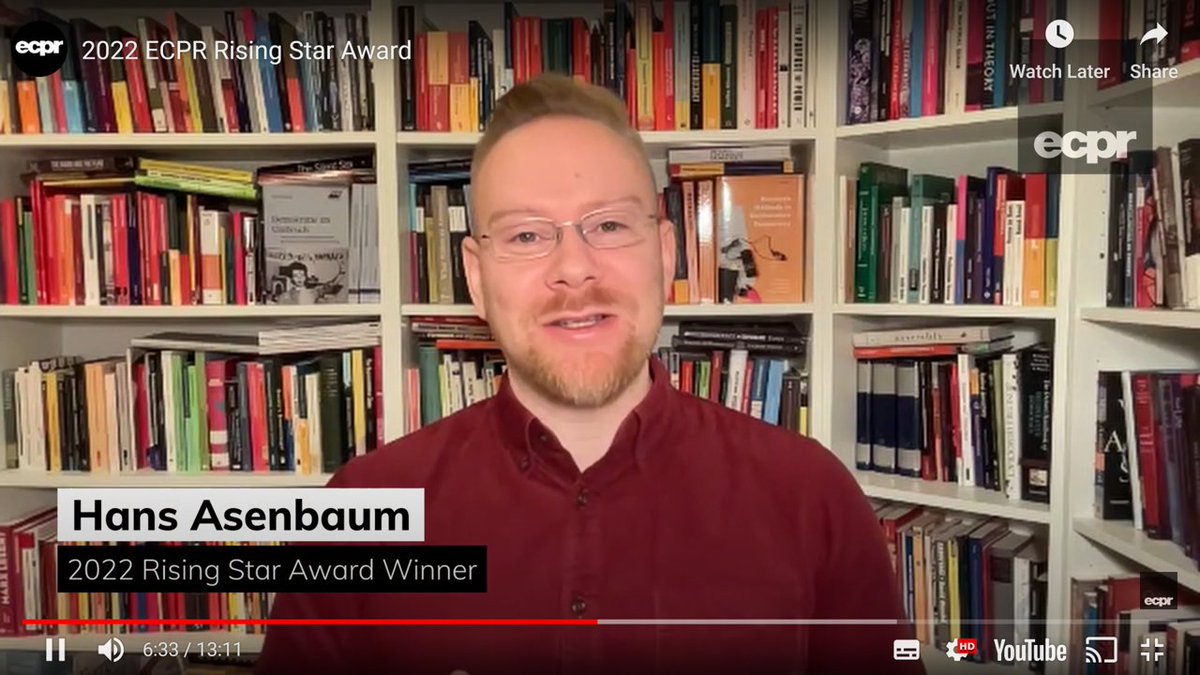 DelDemUCan (@deldemucan) on Twitter photo 'This prize honours critical voices in political science.'
Friends, say hello to this year's recipient of the <a href="/ECPR/">European Consortium for Political Research</a> Rising Start Prize, our very own <a href="/Hans_Asenbaum/">Hans Asenbaum</a> 🏆
Congratulations, Hans! We are incredibly proud of you.
<a href="/UCBGL/">Business, Government & Law @ UC</a> <a href="/UniCanberra/">University of Canberra</a>
📺youtu.be/zwk25lkYxpw 'This prize honours critical voices in political science.'
Friends, say hello to this year's recipient of the <a href="/ECPR/">European Consortium for Political Research</a> Rising Start Prize, our very own <a href="/Hans_Asenbaum/">Hans Asenbaum</a> 🏆
Congratulations, Hans! We are incredibly proud of you.
<a href="/UCBGL/">Business, Government & Law @ UC</a> <a href="/UniCanberra/">University of Canberra</a>
📺youtu.be/zwk25lkYxpw
