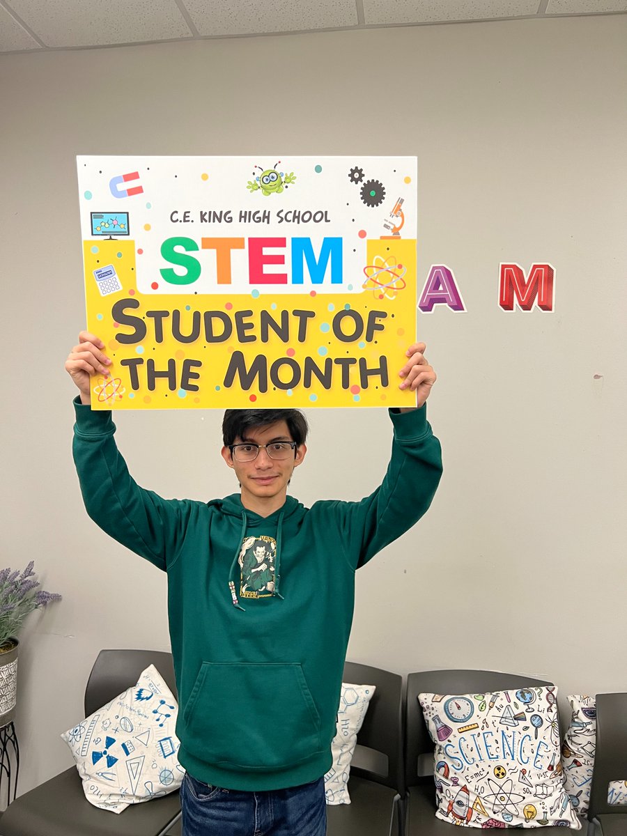 Congrats to our January #STEM Students of the Month <a href="/KHSTSTEM/">CE King HS STEM Academy</a> @KHSPanthers <a href="/SheldonISD/">Sheldon ISD</a> <a href="/SheldonSTEM/">Sheldon ISD STEM/PTECH</a> 9th-Sophia R, 10th-Jacari L, 11th-Eduardo G, 12th - David M. WE ARE PROUD OF YOU!!🎉🎉