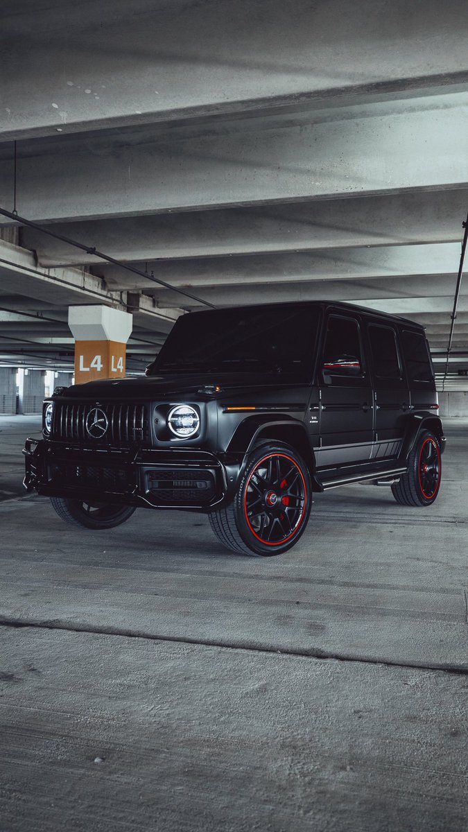 alphaprodetail's tweet photo. G63 from nardo grey now fully wrapped on satin black and customized with red accents and stripes by Alpha. What do you think? https://t.co/tDgSEdzywX