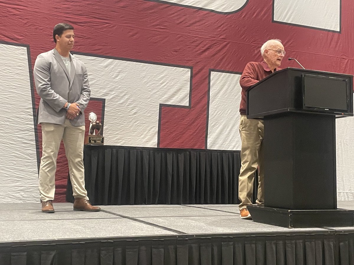 DrSDHoward's tweet photo. Two special REBELS! ⁦@TalorNunez⁩ gave the Humanitarian Award to a special recipient, Mr. Ken Marks! https://t.co/k1gSwE5yEL