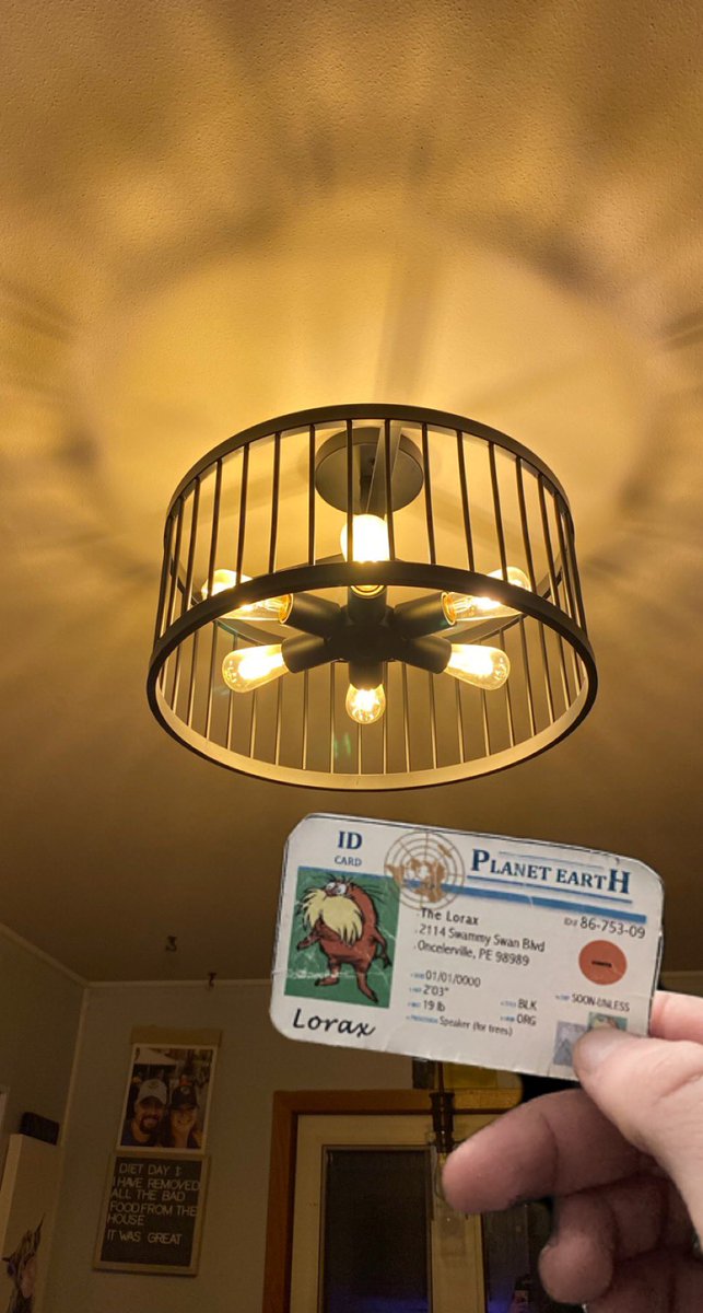 franklin_lorax's tweet photo. I use led lights to help reduce my carbon foot print as opposed to normal light bulbs. @franklinlorax #apespop https://t.co/LfaTuekgGL