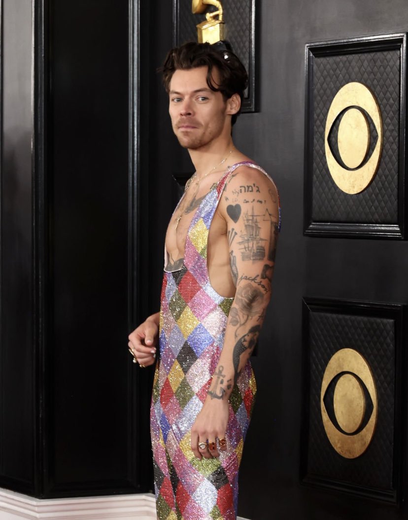 Harry Styles attends the 65th #GRAMMYs