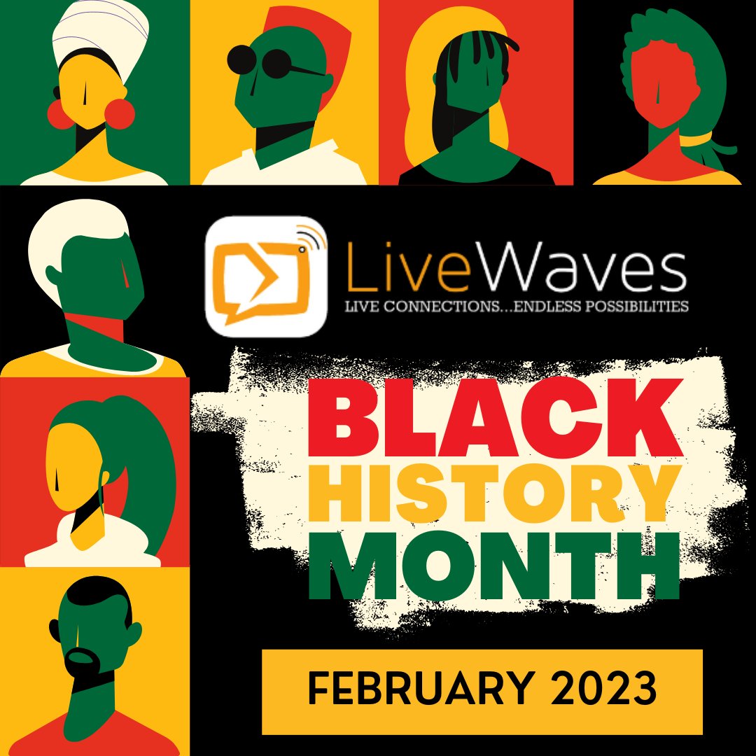 LiveWavesApp's tweet photo. Join #LiveWaves All Month Long as we #Celebrate living History Makers, during #BlackHistoryMonth.
#Love #Family #BlackTwitter #ForTheculture #February https://t.co/62Q4QOE9RV